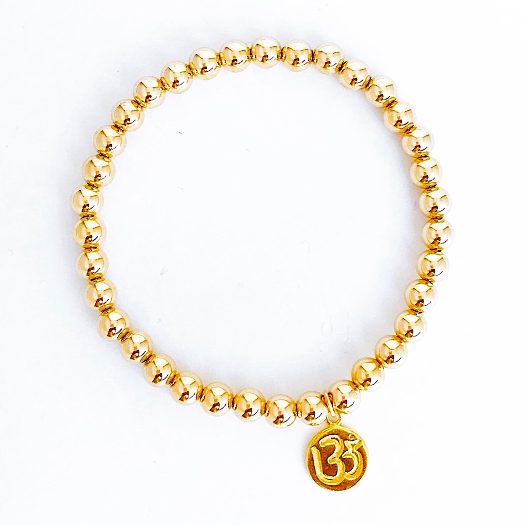 Stackable Om Charm Bracelet